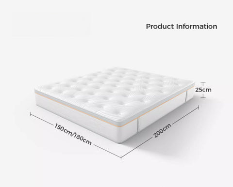 Queen Natural Latex Spring Mattress