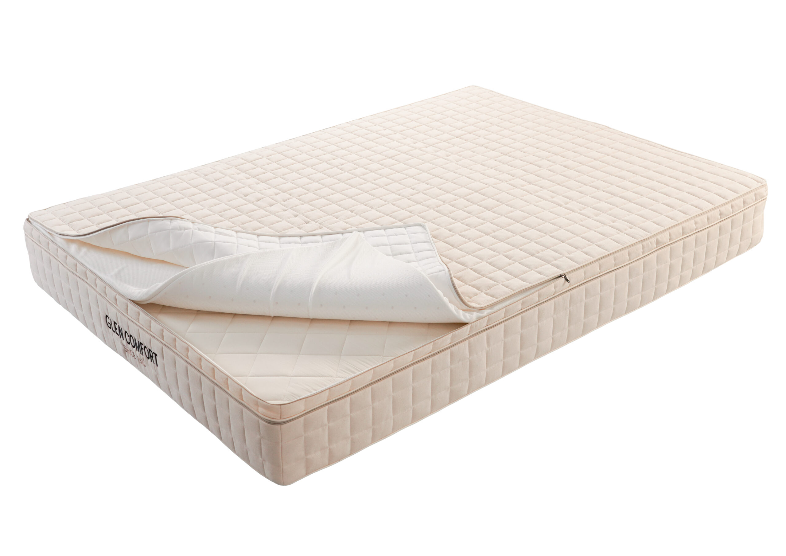 Beige fully removable Glen mattress, view 4
