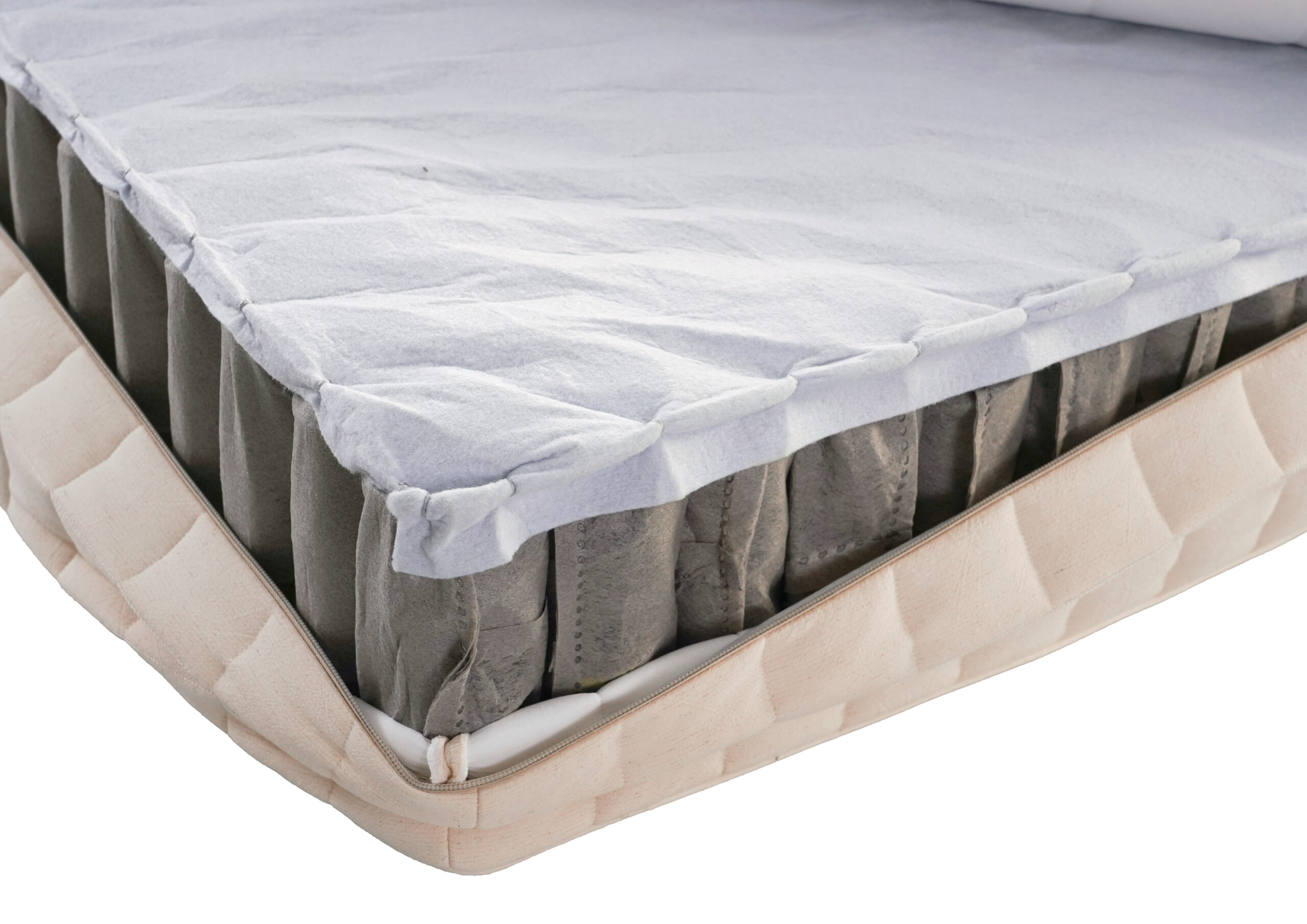 Beige fully removable Glen mattress, view 3